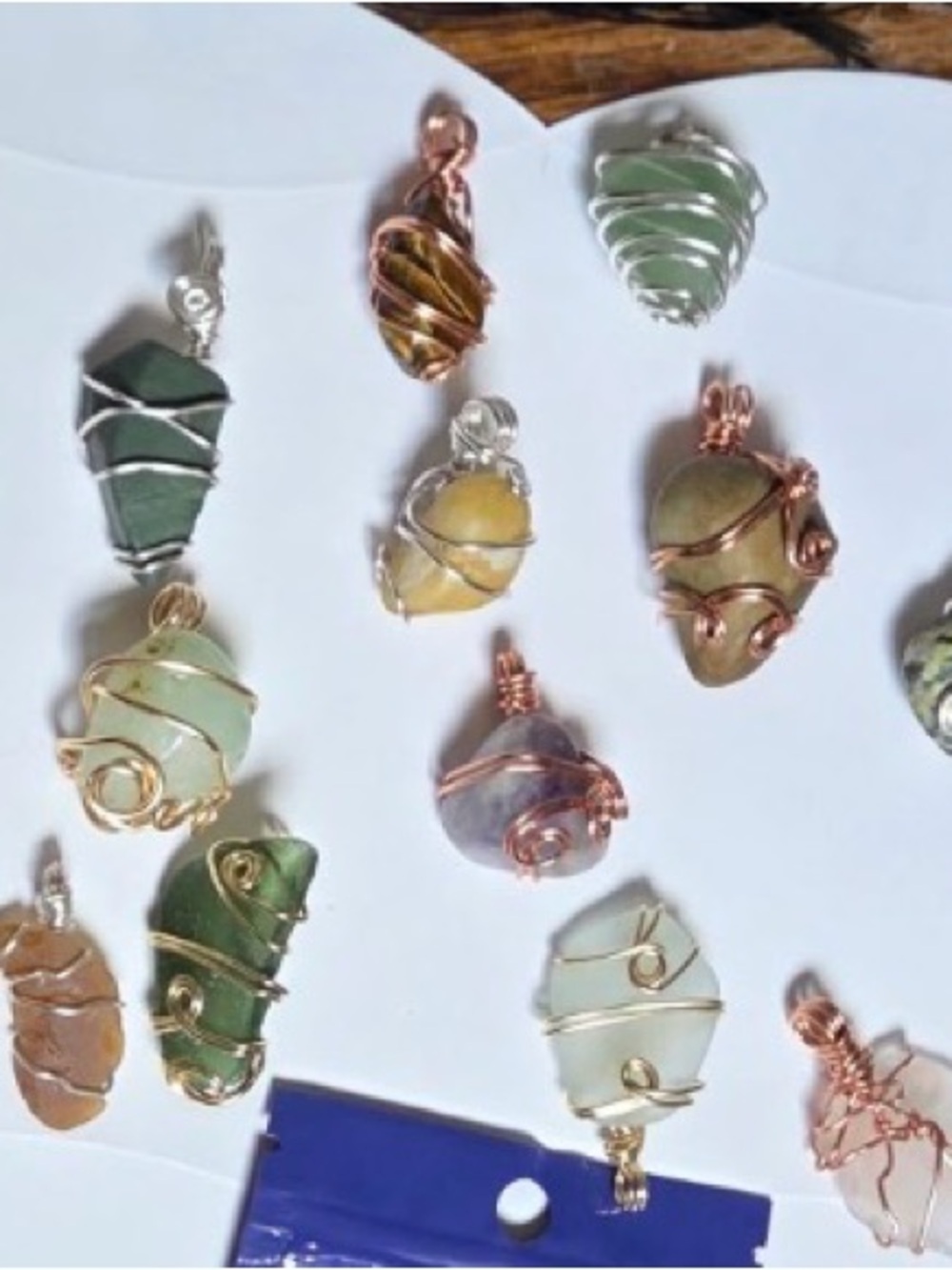 Patchouli or Grapefruit Mystery Necklace Soap - Green Scented Bar - Picture 7 of 7